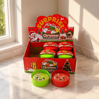 Boîte de 12 Squishies Maltose en forme de Ravioli de Noël, à remontée lente, anti-stress, cadeau pour enfants