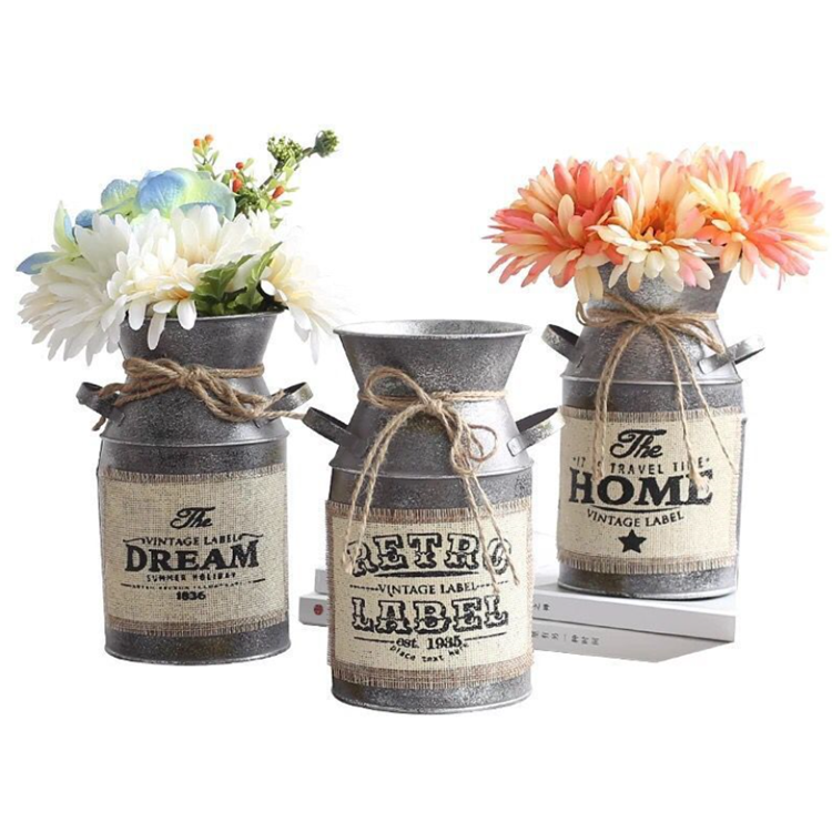 Украшение для дома в старинном стиле, металлический декор для вазы, подарок, реквизит для фотографии