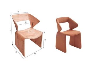 Chaise de salle à manger en contreplaqué de chêne moderne FC-8077 avec design de <span class=keywords><strong>style</strong></span> <span class=keywords><strong>Converse</strong></span> pour la maison et le salon - Product Image 1