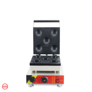 เครื่องอบขนมไฟฟ้าทรงกลม 5 หลุม แบบควบคุมอุณหภูมิคงที่ สำหรับทำ<span class=keywords><strong>เค้ก</strong></span> ขนมข้าวเหนียว ขนมขบเคี้ยว ทาร์ตไข่ - Product Image 2