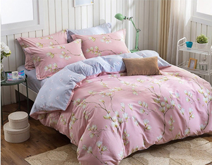 Thiết Kế Hoa Đẹp Thoải Mái 100% Vải Cotton In Cho Khăn Trải Giường Hometextile - Product Image 5