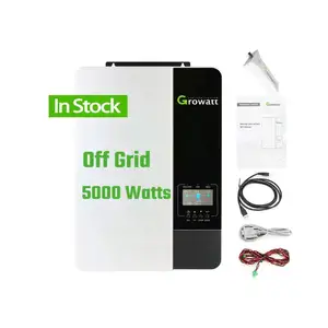 Off Grid 5kw Growatt SPF 5000ES Inverter price low frequency high quality inverter for solar panels system