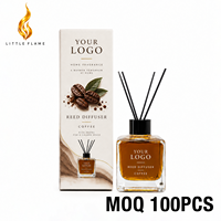 Diffuseur de parfum d'ambiance personnalisé LF au parfum de café, étiquette personnalisée, OEM, arôme frais, profil d'essence naturelle, signature