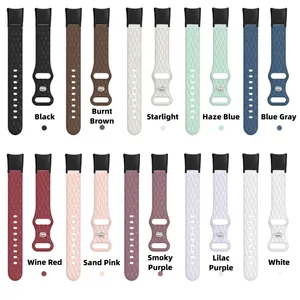 <span class=keywords><strong>Bracelet</strong></span> de remplacement pour <span class=keywords><strong>Honor</strong></span> <span class=keywords><strong>Band</strong></span> 4 <span class=keywords><strong>5</strong></span>, texture cuir, <span class=keywords><strong>bracelet</strong></span> en silicone doux pour la peau, accessoires pour <span class=keywords><strong>montre</strong></span> connectée sport, Correa - Product Image 3