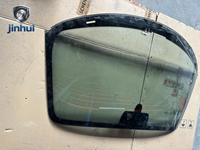 Pare-brise avant d'occasion 982845011AE pour 718 982, cadre noir, verre transparent, norme OE, garantie de 3 mois