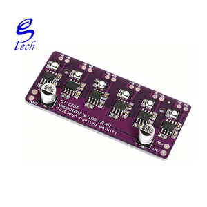 Módulo de Carga de Batería de Litio, Entrada de 5V, Salida de 4.2V, 1000mA, 6 Canales, Placa PCB Púrpura - Product Image 3