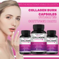 Capsules de collagène hydrolysé pour l'hydratation de la peau, la croissance des cheveux, la force des ongles et la santé des articulations, 1000 mg de peptides purs de type I et III