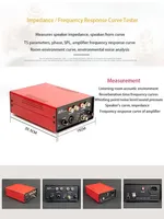 Système de test acoustique multifonctionnel pour haut-parleurs, amplificateurs, environnements, test DSP, courbe de réponse en fréquence, impédance, TS