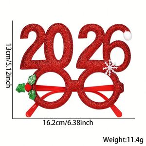 Wholesale Plastic New Year Christmas Party Headband with <b>Sequin</b> Hair Hoop and Glasses 2026 Portable Gift - Product Image 3