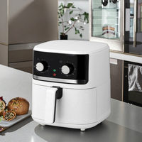 Meilleure vente d'usine 1600W 6.5L friteuse à air haute capacité pot allemand double alimentation numérique friteuses à air électriques intelligentes vente à chaud