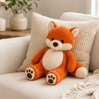 Offre Spéciale : Peluche lestée haut de gamme, personnalisable, fabricant d'animaux en peluche sur mesure, faible MOQ, renard en peluche doux, OEM