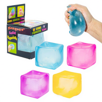 Mainan Remas Es Batu Lucu Lembut Berbahan UV Print, Slow Rebound, Pereda Stres Sensorik, Mainan Squishy, Mainan Promosi Anak