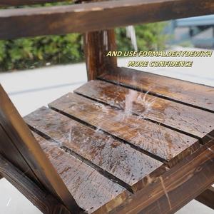 Sedia Adirondack con Braccioli in Stile Moderno, Set da Pranzo per Esterni in Legno di Teak, Arredamento da Giardino Fatto a Mano, Dimensioni Personalizzabili - Product Image 3