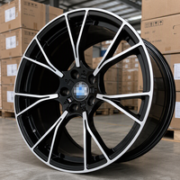 Jantes en alliage forgé noir brillant usiné 18 19 20 pouces 5x112 5x120 Y-Spoke style 789M pour BMW M2 M3 M4 M5 en stock