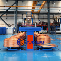 Horno de Inducción para Fundir Cobre, para Chatarra de Cable y Tiras de Cobre, Máquina de Fundición de Varillas de Cobre de 8.5mm y 9.5mm