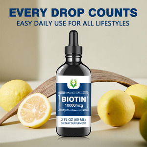 OEM/ODM Biotine 10000mcg Supplément Liquide de Vitamine C Soutient des Cheveux Sains Peau Ongles Absorption Rapide Complément Alimentaire - Product Image 5