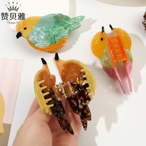 YJL - Nueva Pinza para el Cabello de Acetato Irrompible con Diseño de Animalito Adorable, con Logotipo Personalizado para Uso Diario - Product Image 4
