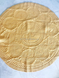 CH <span class=keywords><strong>Deco</strong></span> 004 Alfombra de juego para bebé, Alfombra de juego redonda acolchada de algodón para bebé - Product Image 4