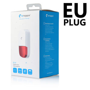Sirena Inalámbrica para Exteriores Etiger de 433 MHz, Sirena con Flash, Compatible con Sistemas de Alarma WiFi GSM S4 S3b - Product Image 4