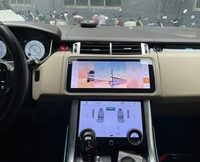 Système de navigation GPS multimédia pour Range Rover Sport 2013-2017, autoradio avec lecteur DVD, écran incurvé 3D de 12,3 pouces, GPS intégré au tableau de bord