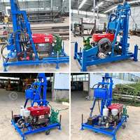 Machine de forage rotative hydraulique portable à moteur diesel pour puits d'eau profonds, équipement de forage annulaire, avec roulement, engrenage et moteur - Vente chaude