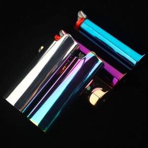 Rainbow-Colored Manual Metal Lighter Case Cover <b>Mini</b> Size Plastic Holder for Original J5 Lighter - Product Image 4