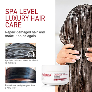 कार्बनिक केराटिन पोषण के लिए गहरी मरम्मत हेयर मास्क आर्गन तेल कोलेजन 500 एमएल क्रीम सभी प्रकार के बाल-मरम्मत को रोकता है - Product Image 4