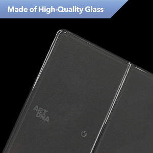สวิตช์ไฟฟ้าติดผนังแบบแผงกระจก <span class=keywords><strong>ART</strong></span> <span class=keywords><strong>DNA</strong></span> สำหรับใช้ในบ้าน ทนทาน 250V ผลิตภัณฑ์ OEM - Product Image 4