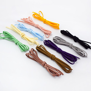 Fabricación Earloop suave 3mm/5mm Banda elástica Poliéster/Nylon <span class=keywords><strong>Cord</strong></span>ón elástico Earloop - Product Image 4
