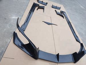 Комплект обвеса Hunter Auto из карбона для BMW i8: передний и задний сплиттеры, боковые пороги, задний спойлер (лучшее качество) - Product Image 5