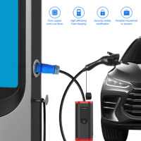 Chargeur de voiture EV portable de type 1 ajustable IP65 8A-16A pour l'extérieur de conception novatrice