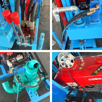 Machine de forage rotative portable pour puits d'eau domestique en zone rurale, profondeur 100m, automatique, diesel, mini, pour la vente en gros
