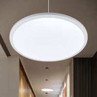 Plafonnier LED Circulaire Design Moderne Ultra-Mince, Détection Radar, Éclairage LED Tri-Preuve