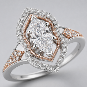 Anello Oversize con Gemma a Marquise per Donne, Elegante Gioiello da Dito alla Moda - Product Image 5