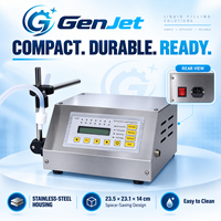Remplisseuse de liquides pour petites bouteilles GFK160, 35W, contrôle numérique électrique, pompe à diaphragme haute précision pour boissons, aliments, produits chimiques