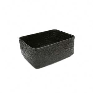 <span class=keywords><strong>Panier</strong></span> à linge en maille avec fermeture éclair, rangement en osier pour étagères, paniers pliants en plastique personnalisés pour salle <span class=keywords><strong>de</strong></span> bain, rectangulaires, en saule pour pique-nique - Product Image 4