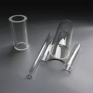 6 "ग्लास ट्यूब गर्मी प्रतिरोधी तेल दीपक कांच पाइप अनुकूलित विशेष आकार quarts कांच पाइप