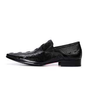 Chaussures habillées en cuir pour hommes, en cuir de vachette pleine fleur, nouveau style, chaussures pointues pour hommes d'affaires britanniques - Product Image 2
