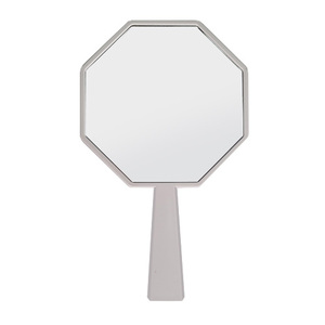 Large Octagon Custom <b>Plastic</b> Handheld Makeup <b>Mirror</b> With Private Label For Personal Beauty Routine - Product Image 5