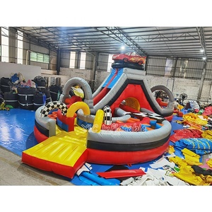 Parcours d'obstacles gonflable avec toboggan pour <span class=keywords><strong>location</strong></span> commerciale <span class=keywords><strong>de</strong></span> fêtes en plein air - Product Image 4