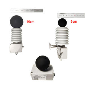 Tester di misurazione del sensore di temperatura a bulbo umido a sfera nera per Monitor di Stress termico professionale Wbgt indice di calore - Product Image 3