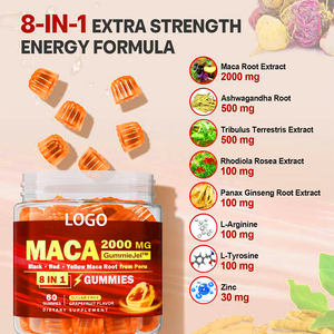 Compléments Énergétiques Puissants pour Hommes Gummies de Racine de Maca Bio et Végan Complément Énergétique Gummies de Maca - Product Image 4
