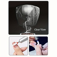 Masques de protection durables de haute qualité, lunettes de protection, masque transparent pour le nail art