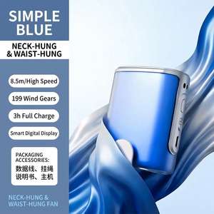 <span class=keywords><strong>Mini</strong></span> ventilateur personnel rafraîchissant avec batterie de 4500 mAh à capacité réelle de 4 heures, PCBA éclairable, autonomie de 1 an, 40000 tours, pour vélo, OEM - Product Image 4