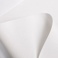 Tissu en nylon 420D enduit de TPU double face de couleur blanche, tissu thermoplastique polyuréthane soudable et étanche à l'air