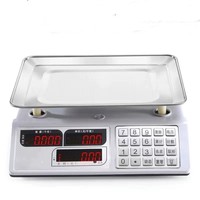 SS-Tastatur tasten Stromkabel ladegerät Schwere Tray-Platte LED oder LCD-Metzger waage Max. 40kg Starkes ABS-Gehäuse Hochgenaue Wäge zelle