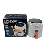 Friteuse à air numérique 8L 1400W, cuisinière électrique sans huile, revêtement antiadhésif PTFE pour usage domestique