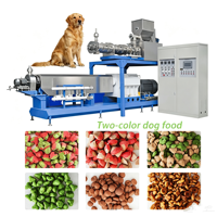 Machine extrudeuse entièrement automatique pour aliments pour animaux de compagnie, ligne de production complète de fabrication d'aliments pour animaux, applicable aux grandes usines d'aliments pour animaux.