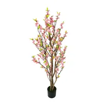 150 센치메터 make 실크 bunches 의 cherry blossom 꽃 tree 대 한 웨딩 장식 바이올렛 핑크 꽃