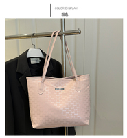 Sac fourre-tout vintage imprimé pour femme, grande capacité, sac à bandoulière en PU rétro, antivol, imperméable pour le travail